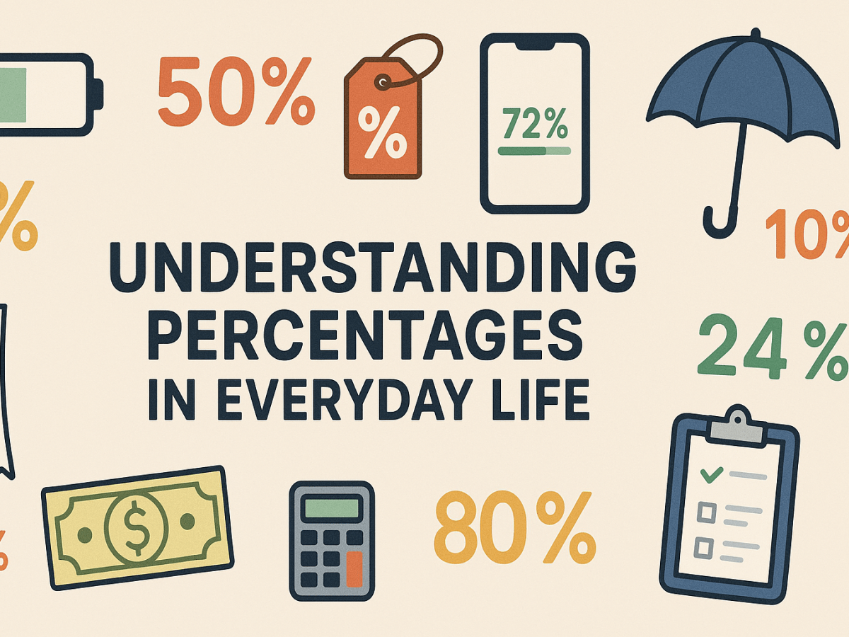 Understanding Percentages in Everyday&nbsp;Life