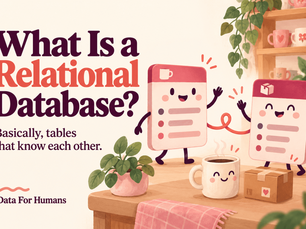 What Is a Relational Database? Basically, Tables That Know Each Other&nbsp;🤝